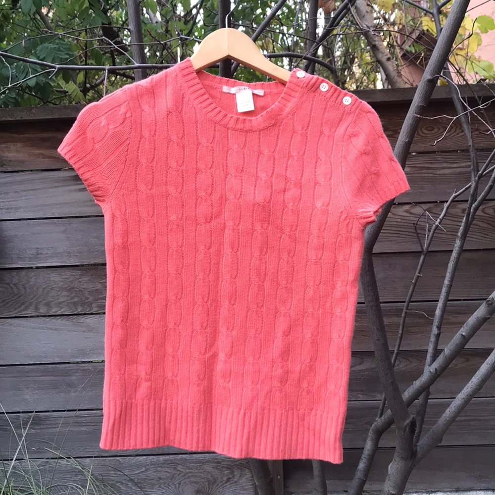 Cashmere coral sweater